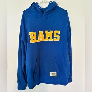 Ebbets Field Flannels Rams Blue Sweatshirt